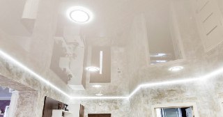 Натяжной ПВХ потолок Светлоград, цена от 2072 руб.